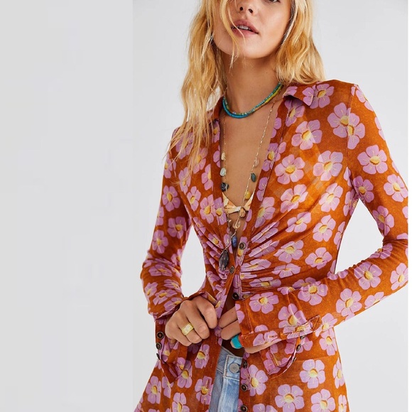 Free People Tops - Free People Lucky Shirtee